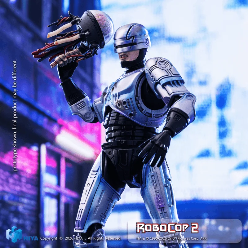 HIYA TOYS 1/12 Scale 6.5 Inch RoboCop 2 RoboCop Action Figure - RoboCop