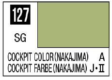 Mr. Color 127 - Cockpit Color (Nakajima) (Semi-Gloss/Aircraft)