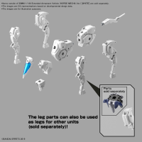 30MM 1/144 Extended Armament Vehicle (HORSE MECHA Ver.) [WHITE] 2