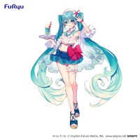 Hatsune Miku Exceed Creative Figure - Hatsune Miku SweetSweets Series Melon Soda Float- 5