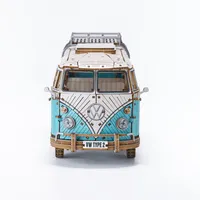 Azone wa-gu-mi Vintage Volkswagen Type 2 (T1) Camper Van GREEN - Scale Kits - photo 4