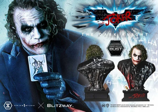 Prime 1 Studio Premium Bust The Dark Knight (Film) The Joker - DC Comics