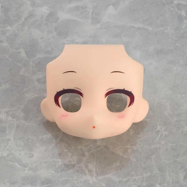 GOOD SMILE COMPANY Nendoroid Doll Customizable Face Plate - Narrowed Eyes: With Makeup (Cream) - Figure Accessories