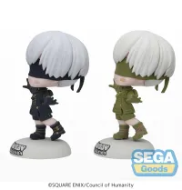 SEGA CHUBBY COLLECTION TV Anime "NieR:Automata Ver1.1a" Petit Figure "9S" (EX) [Pack of; 15 Normal, 13 Sepia] - NieR:Automata - photo 3