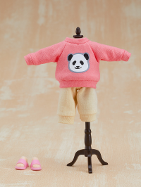 Nendoroid Doll Outfit Set: Sweatshirt and Sweatpants (Pink) 1
