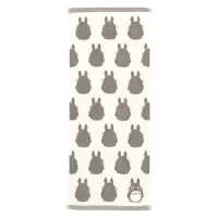 Marushin Big Grey Totoro - Studio Ghibli Silhouette Series (Face Towel) - Studio Ghibli - photo 1