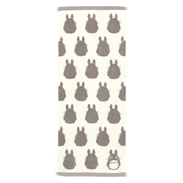 Marushin Big Grey Totoro - Studio Ghibli Silhouette Series (Face Towel) - Studio Ghibli