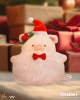 LuLu the Piggy Christmas - Lovely Snowball Lu Plush Keychain (Pink ver.) 3