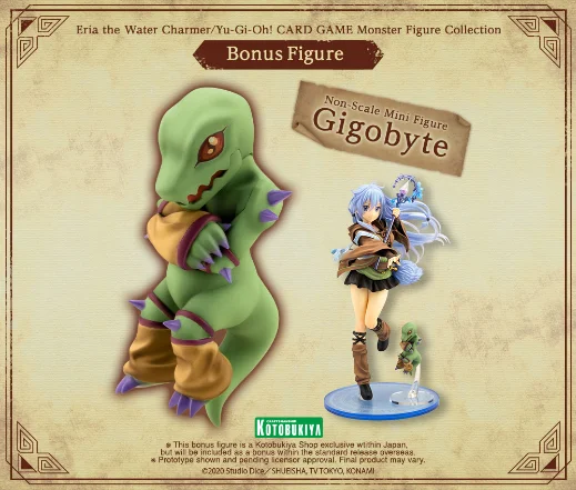 KOTOBUKIYA Eria the Water Charmer/Yu-Gi-Oh! CARD GAME Monster Figure Collection w/ BONUS - Yu-Gi-Oh!