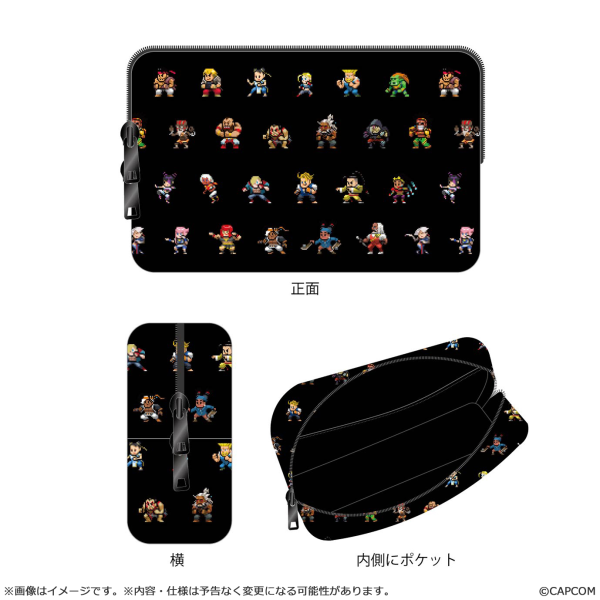Street Fighter 6 pixel art pouch