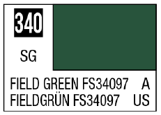 Mr. Color 340 Field Green FS34097 (Semi-Gloss/Aircraft)