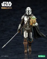 KOTOBUKIYA ARTFX+ MANDALORIAN & GROGU with Beskar Staff - Star Wars - photo 8