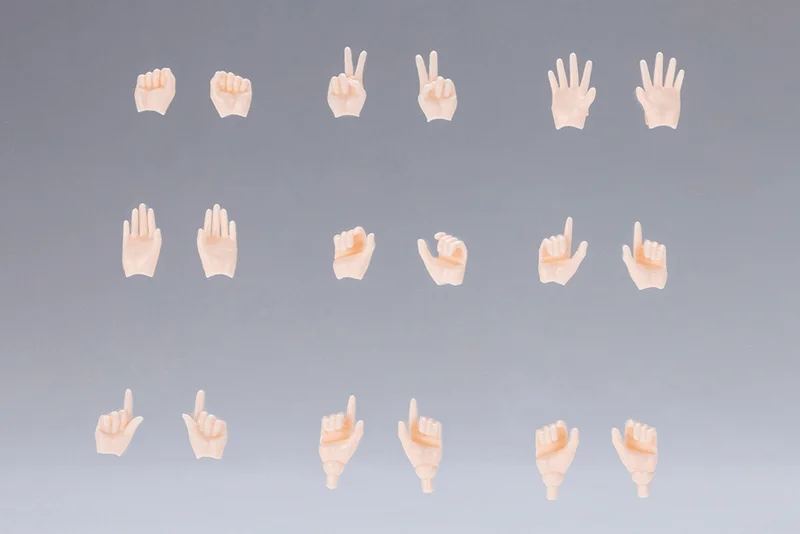 KOTOBUKIYA MEGAMI DEVICE M.S.G 09 HAND SET SKIN COLOR C - Megami Device