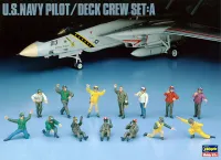 Hasegawa [X48-6] 1:48 U.S. NAVY PILOT/DECK CREW SET A - Scale Kits - photo 1