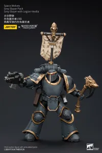 JOYTOY Space Wolves Grey Slayer Pack Grey Slayer With Legion Vexilla - Warhammer 40K - photo 5