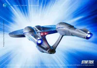 HIYA TOYS REPLICAart Series Non-Scale 15 Inch Star Trek 2009 USS Enterprise NCC-1701 Light Up Starship - Star Trek - photo 3