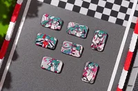 GoodSmile Moment Hatsune Miku: Racing Ver. 2025 Collectible Pinback Button - Hatsune Miku - photo 1