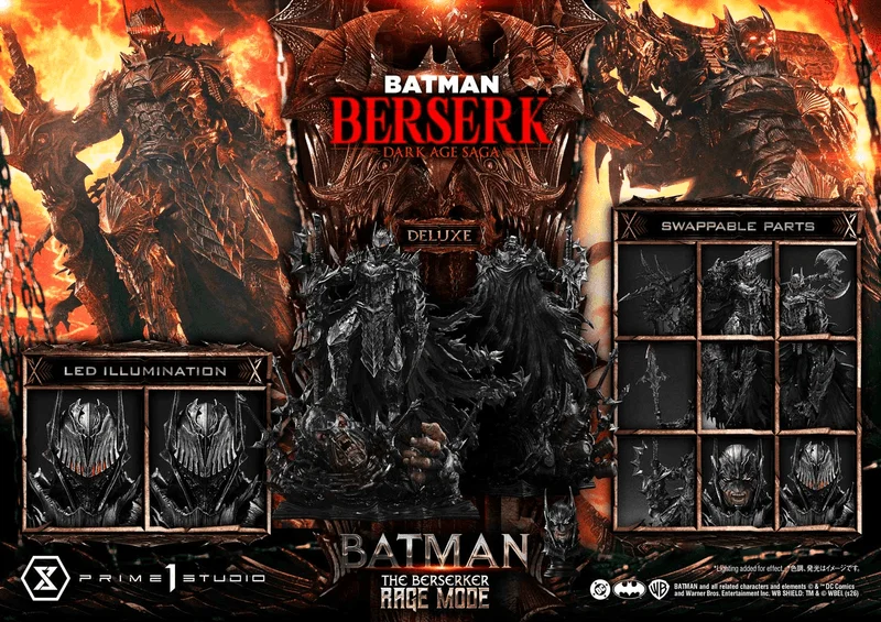 Prime 1 Studio Ultimate Premium Masterline Batman (Comics) Batman: The Berserker Rage Mode Deluxe Version			 - DC Comics