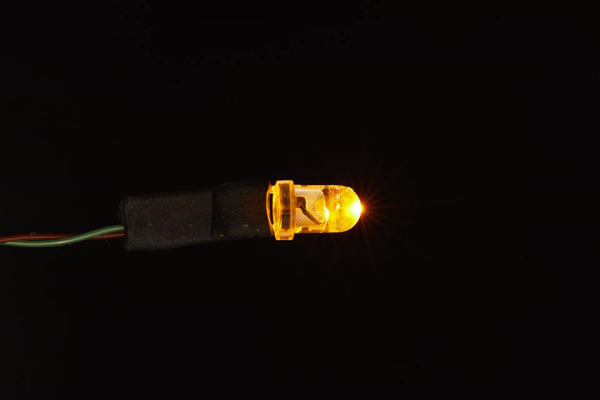 LED MODULES - 3MM SHELL TYPE LED ORANGE