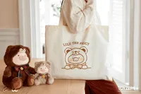 TOYZEROPLUS LuLu the Piggy - Teddy LuLu Tote Bag - LuLu The Piggy - photo 1