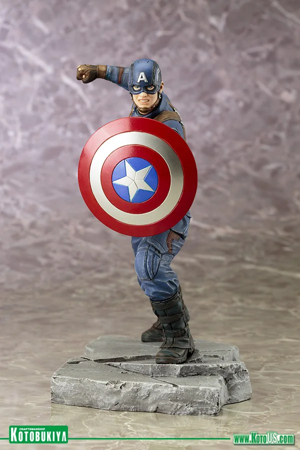 KOTOBUKIYA CAPTAIN AMERICA: CIVIL WAR MOVIE CAPTAIN AMERICA ARTFX+ - Marvel
