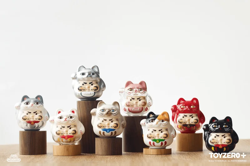 TOYZEROPLUS PP X MONSTER Lucky Kitten Daruma Blind Box - PP X Monster