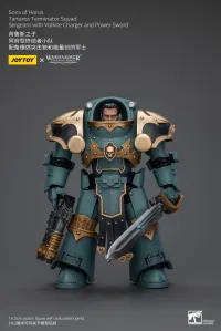 JOYTOY Sons Of Horus Tartaros Terminator Squad Sergeant With Volkite Charger And Power Sword - Warhammer 40K - photo 1