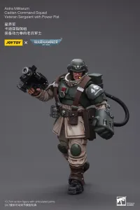 JOYTOY Astra Militarum Cadian Command Squad Veteran Sergeant with Power Fist - Warhammer 40K - photo 3