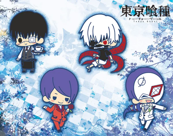 KOTOBUKIYA TOKYO GHOUL RUBBER CHARM SET - Tokyo Ghoul