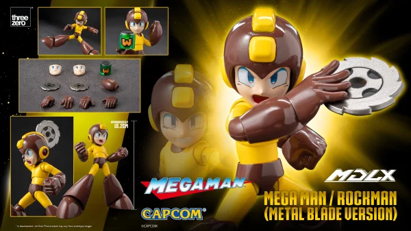 threezero MDLX Mega Man / Rockman (Metal Blade Version) - Mega Man