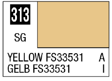 Mr. Color 313 - Yellow FS33531 (Semi-Gloss/Aircraft)