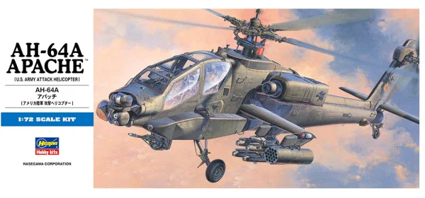 Hasegawa [D6] 1:72 AH-64A APACHE - Scale Kits
