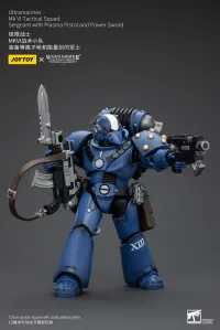 JOYTOY Ultramarines MK VI Tactical Squad Sergeant with Plasma Pistol and Power Sword - Warhammer 40K - photo 2