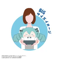 MAX LIMITED Hatsune miku×Cinnamoroll FUWA KORORIN BIG 2 (ITEM D) - Hatsune Miku - photo 2
