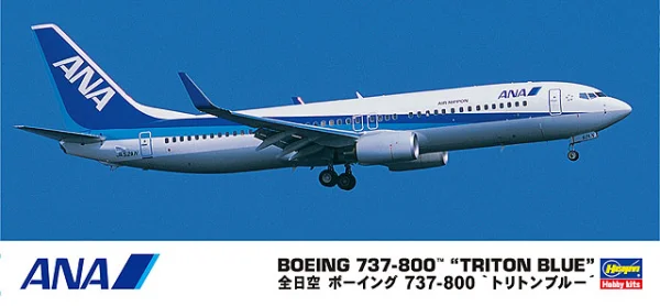 Hasegawa [37] 1:200 ANA B737-800 TRITON BLUE - Scale Kits