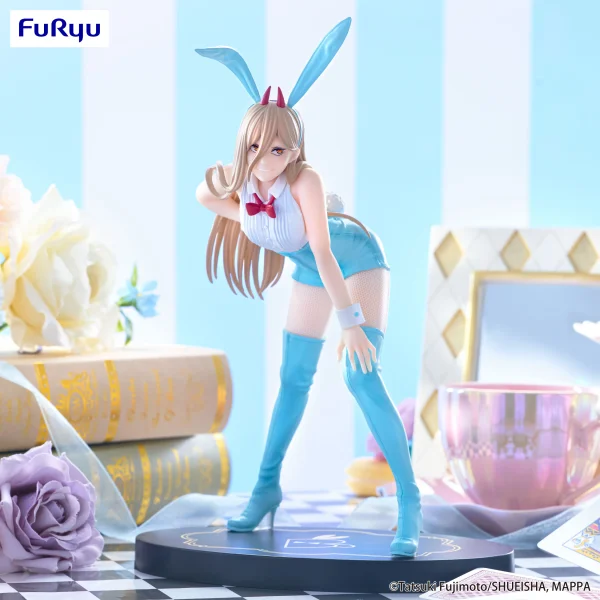 FuRyu Chainsaw Man BiCute Bunnies Figure -Power Light Blue Color ver.- - Chainsaw Man