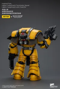JOYTOY Imperial Fists Legion Cataphractii Terminator Squad Legion Cataphractii with Chainfist - Warhammer 40K - photo 6