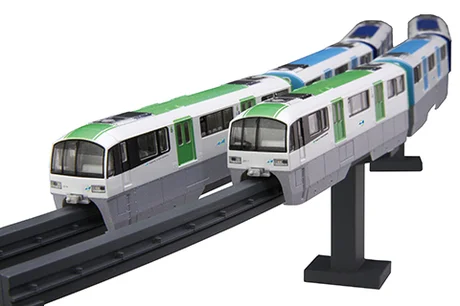 Fujimi [ST-15 EX-1] 1/150 Tokyo Monorail Type 2000 Six Car Formation (Unpainted Kit) (6-Car Set) (Unassembled Kit) - Scale Kits