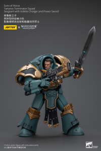 Sons Of Horus Tartaros Terminator Squad Sergeant With Volkite Charger And Power Sword 7
