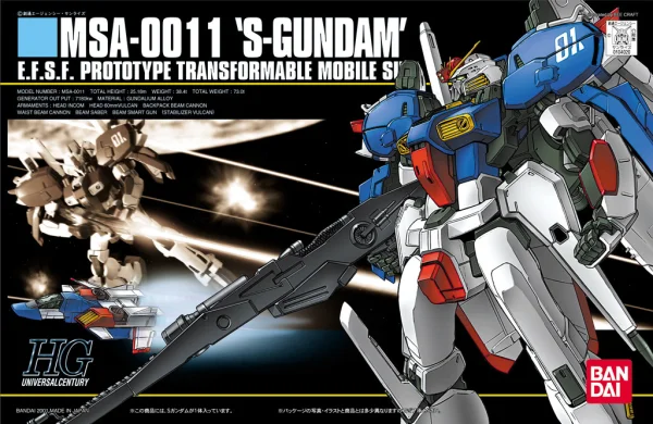 BANDAI HOBBY 1/144 HGUC MSA-0011 S-GUNDAM - Gundam Sentinel