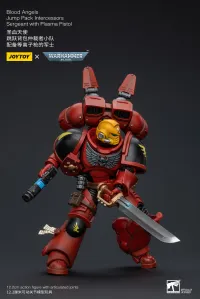 JOYTOY Blood Angels Jump Pack Intercessors Sergeant With Plasma Pistol - Warhammer 40K - photo 3