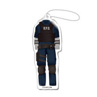 Costume acrylic keychain RESIDENT EVIL 2 Leon S. Kennedy 1