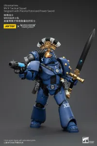 JOYTOY Ultramarines MK VI Tactical Squad Sergeant with Plasma Pistol and Power Sword - Warhammer 40K - photo 8