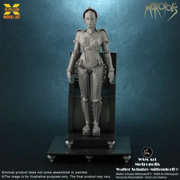 X-PLUS [411-200138T] Metropolis Maschinenmensch Silver Screen Edition - Metropolis