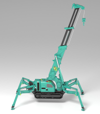 MODEROID MAEDA SEISAKUSHO Spider Crane (Green) 6