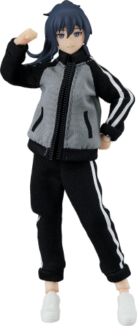 figma Female Body (Makoto) with Tracksuit + Tracksuit Skirt Outfit 2