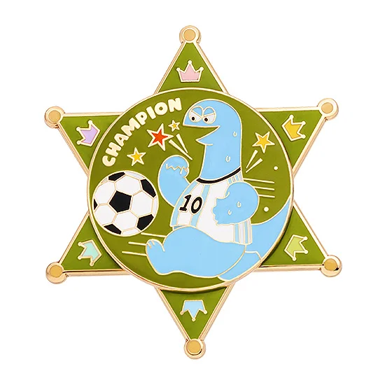 GoodSmile Moment Gal & Dino Pin Soccer - Gal & Dino