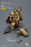 Death Guard Plague Marine Champion with Plasma Pistol and Power Fist 21
