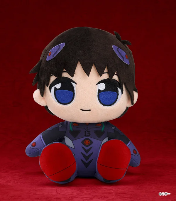 GOOD SMILE COMPANY Kuripan Plushie Shinji Ikari (Black Plugsuit) - Rebuild of Evangelion