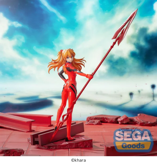 SEGA Luminasta EVANGELION: 3.0+1.0 Thrice Upon a Time Asuka Shikinami Langley x Spear of Cassius - Rebuild of Evangelion